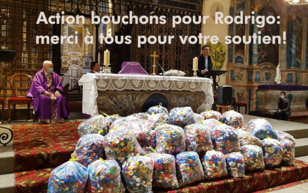 Des bouchons pour Rodrigo