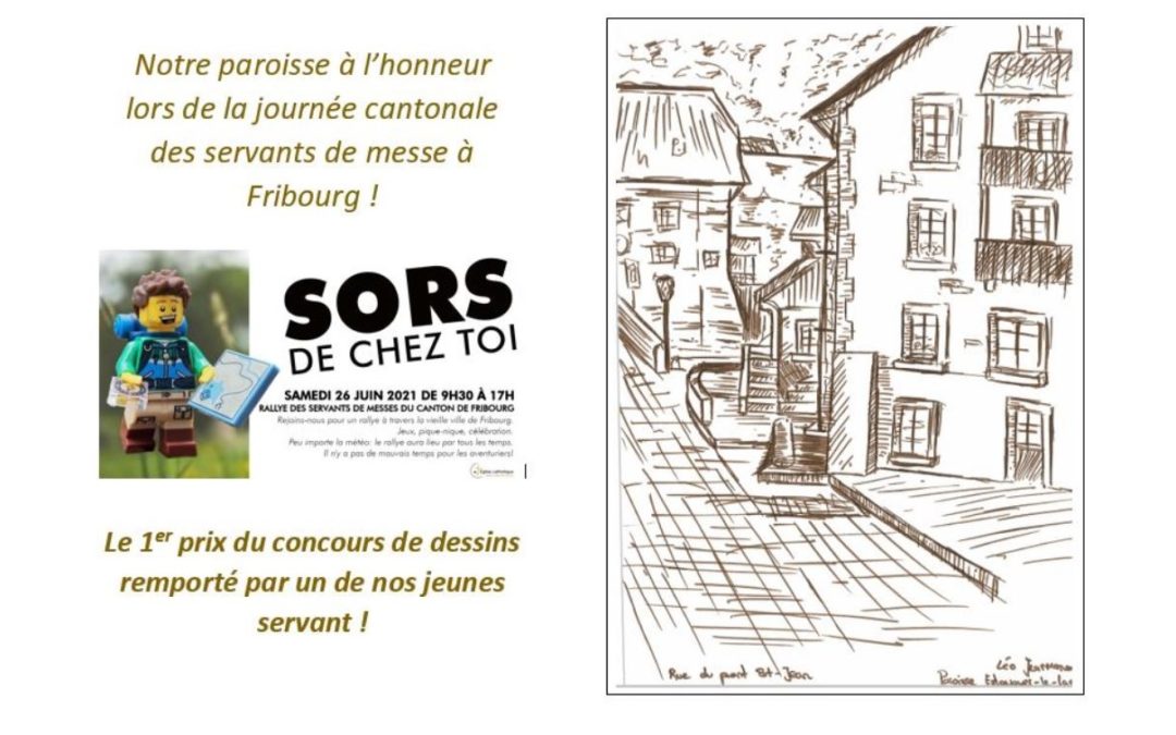 Nos servants de messe gagnent un concours