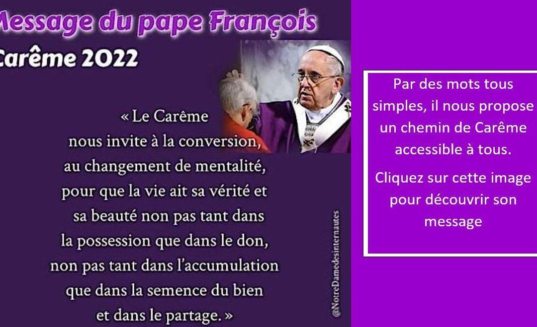 Carême avec le pape François