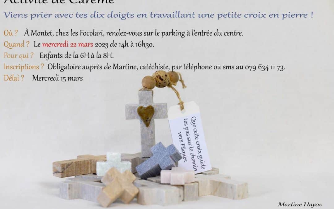 Activité de Carême avec les enfants