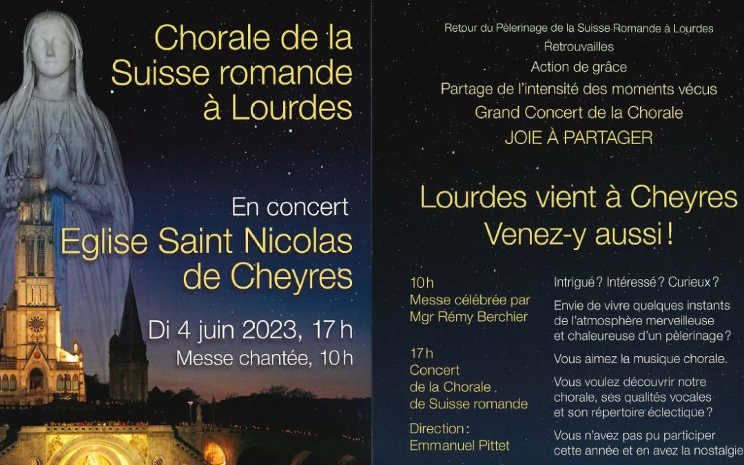 Lourdes vient à Cheyres !